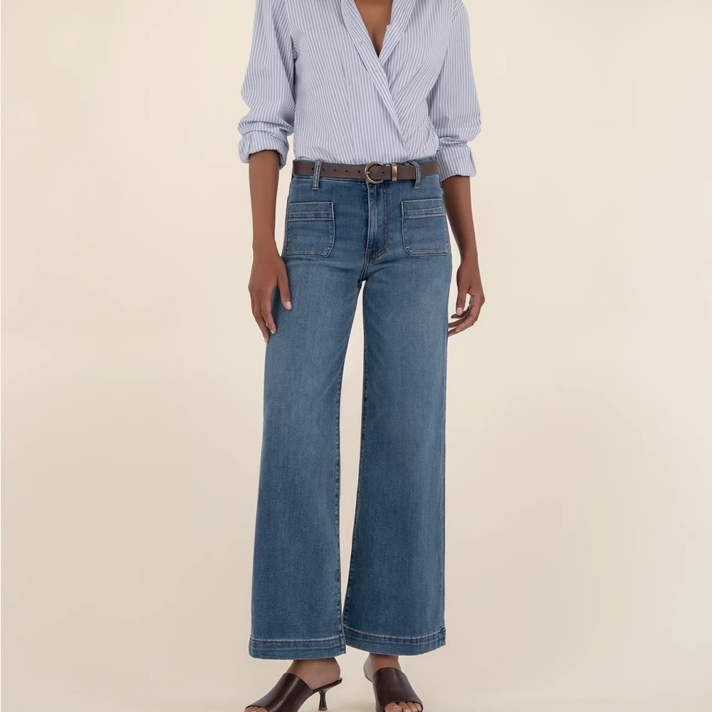Kut from the Kloth Meg High Rise Wide Leg Jeans